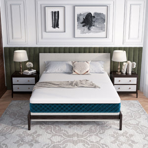 10-inch mattress with jacquard fabric cover in a box - full size