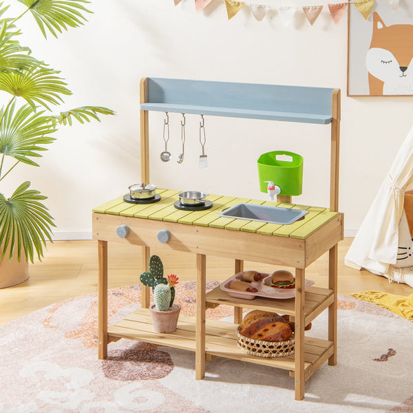 Pretend play kitchen with stove for the garden 
