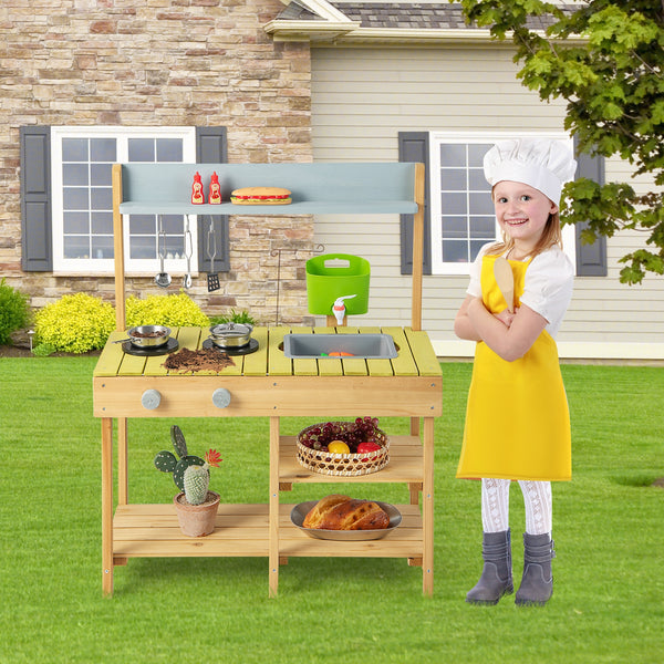 Pretend play kitchen with stove for the garden 