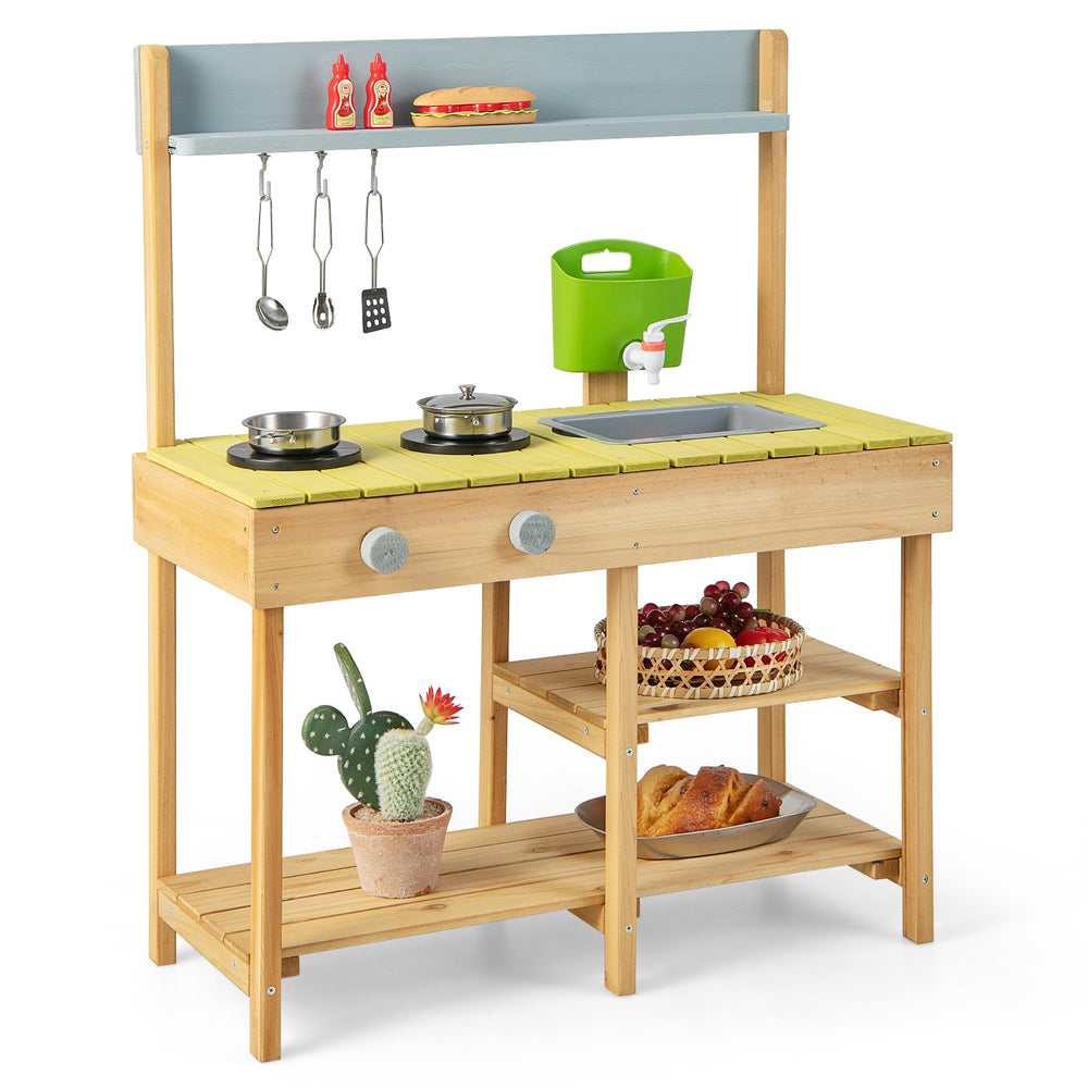 Pretend play kitchen with stove for the garden 