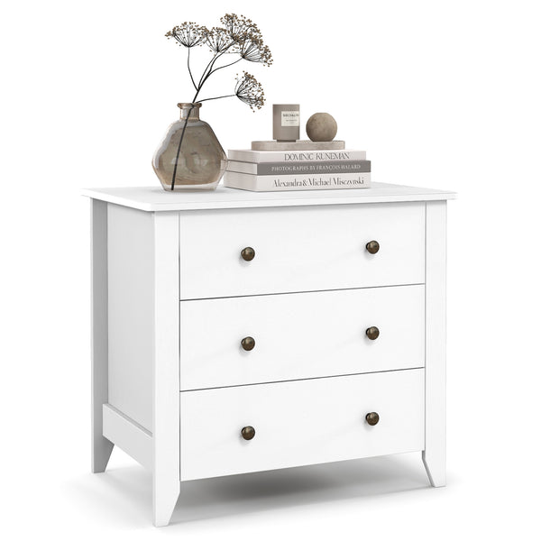 Commode à 3 tiroirs avec table de chevet