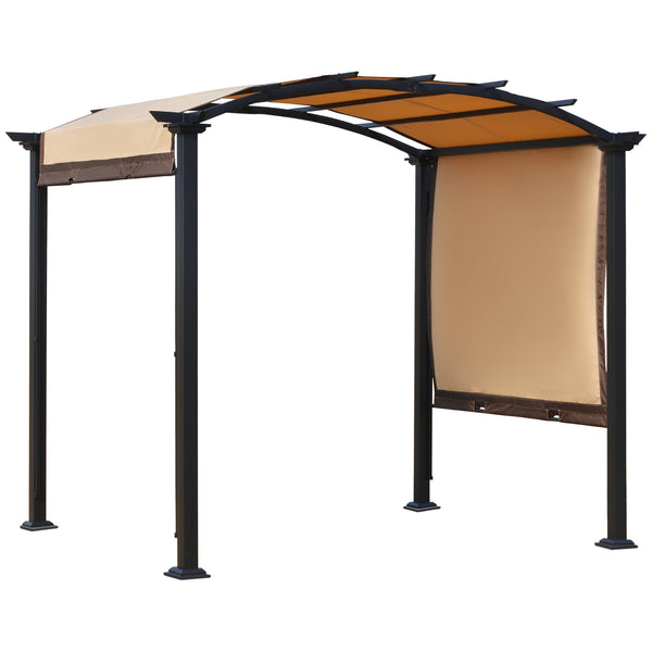 Retractable pergola 8 x 10, beige
