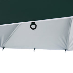 7ft 2-in-1 Beach Umbrella with Carry Bag, Green 