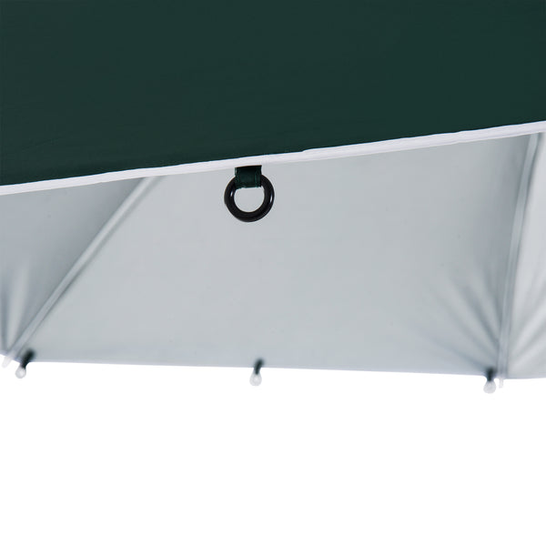 7ft 2-in-1 Beach Umbrella with Carry Bag, Green 