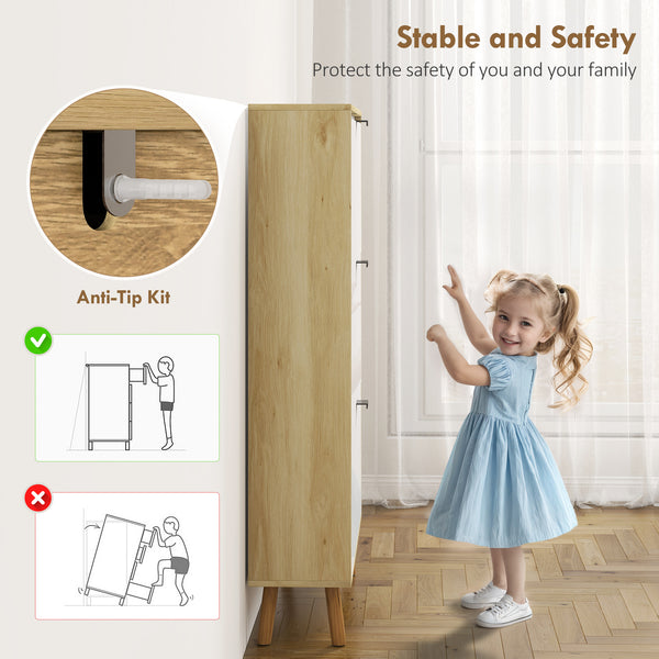 Narrow shoe cabinet, high-gloss finish, with 3 drop-down drawers and adjustable shelves, for 24 pairs, white