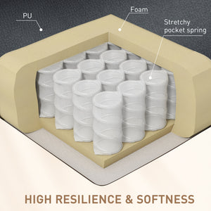 Faux Leather Recliner Chair with Vibration Massage, Black