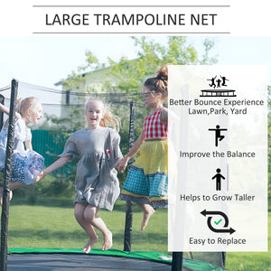Replacement safety net for 12-foot trampoline 
