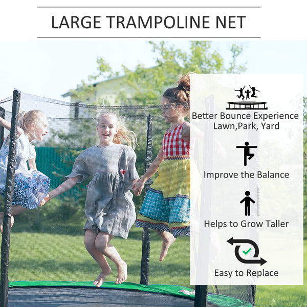 Replacement safety net for 12-foot trampoline 