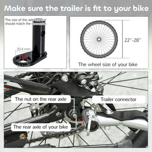 2-seater bicycle trailer with 5-point safety harness and comfortable seat, green