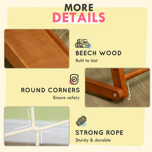 6 in 1 Kids Indoor Playground for Toddlers Ages 3-10