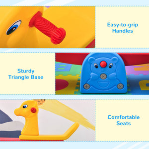 2-seater rocker with ergonomic handles