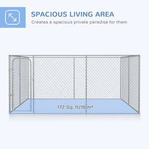 Galvanized Steel Frame Dog Park
