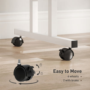 Height and tilt adjustable sit-stand desk