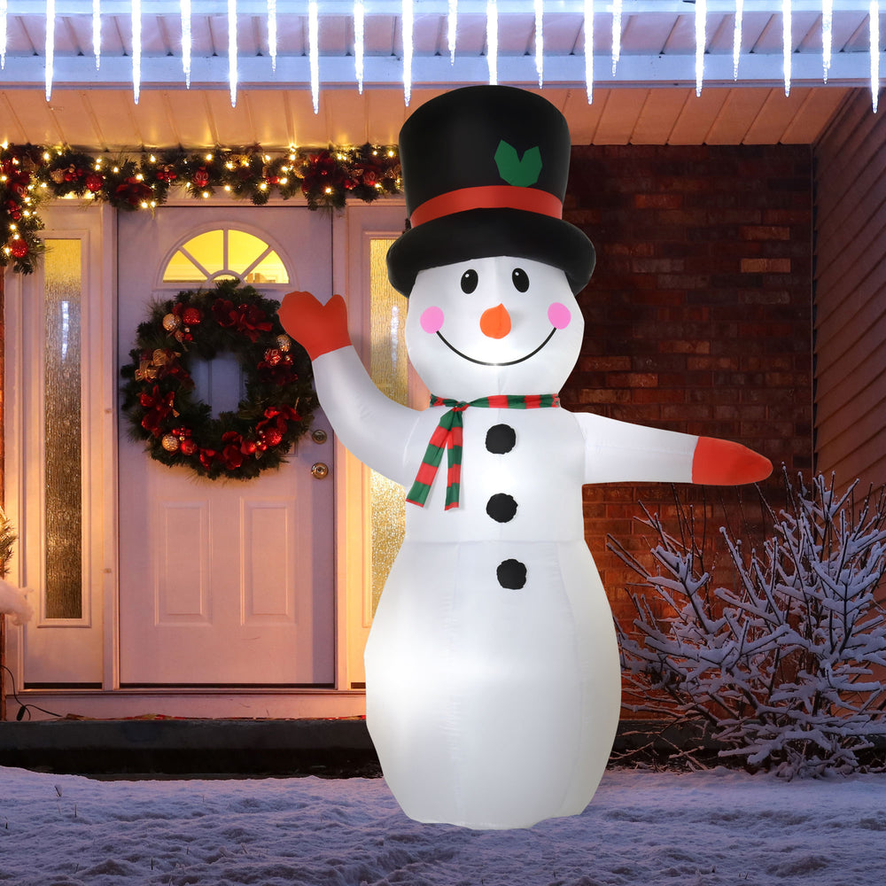 8ft tall inflatable snowman