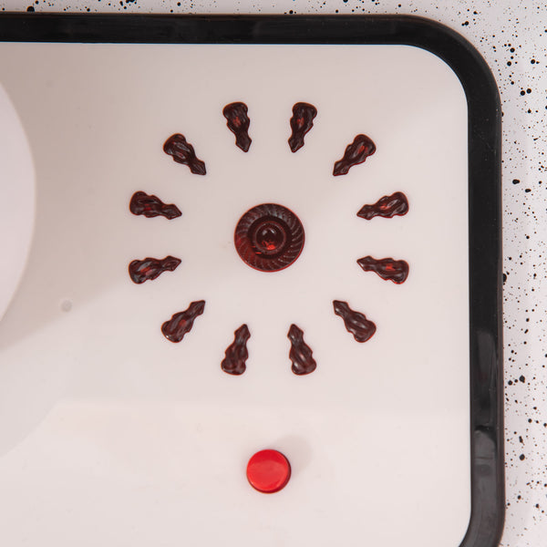 Kitchenette with sound and light effects, battery-operated cooktop, ice maker, gray