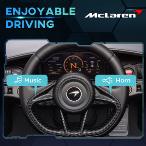 McLaren 765LT 12V with scissor doors, black