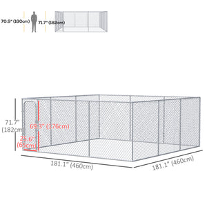 Park with galvanized steel frame