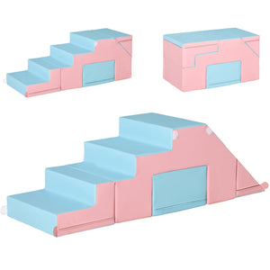 2-Piece Foam Play Set for Kids, Blue/Pink