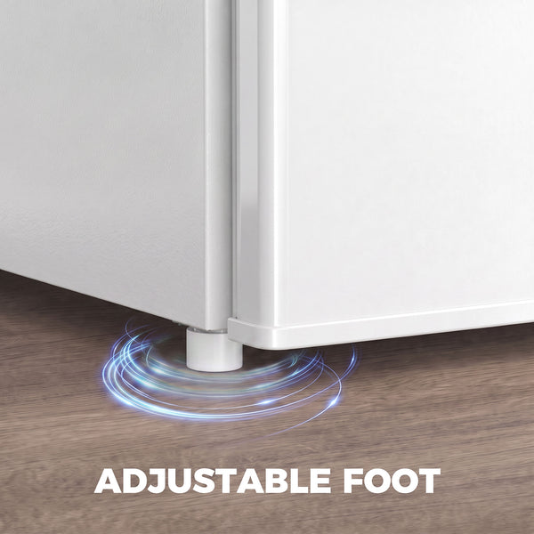 46L Mini Fridge with Reversible Door, White