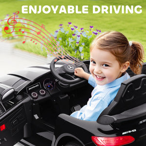 Mercedes-Benz AMG GTR 12V Licensed with Remote Control, Black