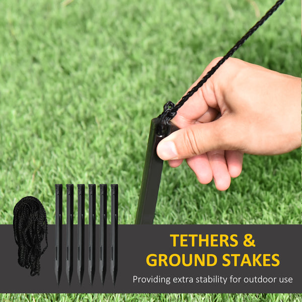 2.4 meter inflatable snowman with LED light banner