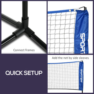 10-foot badminton net with carrying bag