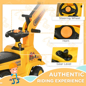 3-in-1 push excavator