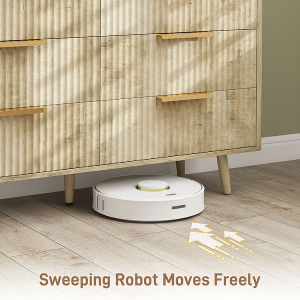 6-drawer fluted chest of drawers with pine legs