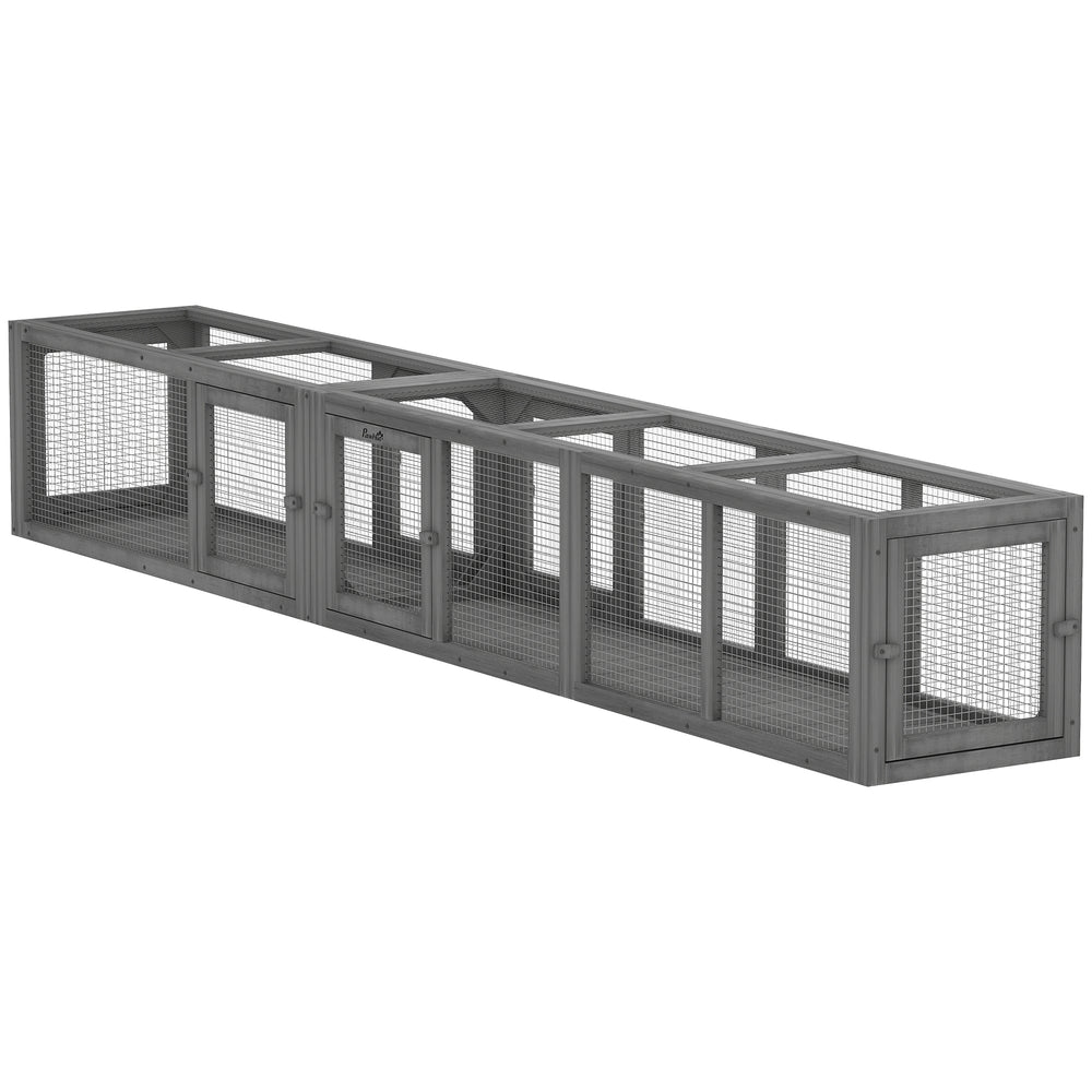 Modular cat tunnel, dark grey