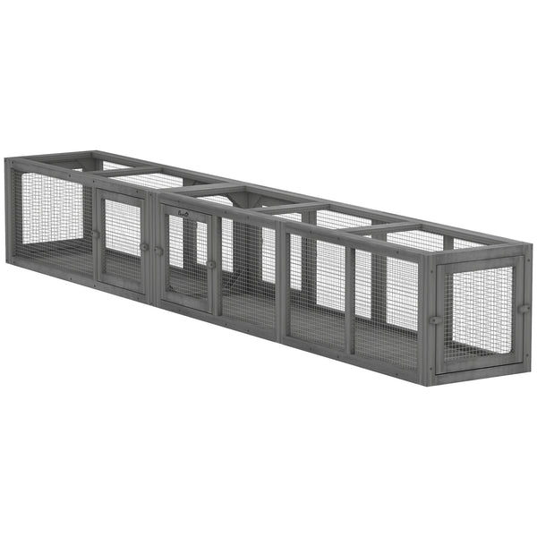 Modular cat tunnel, dark grey
