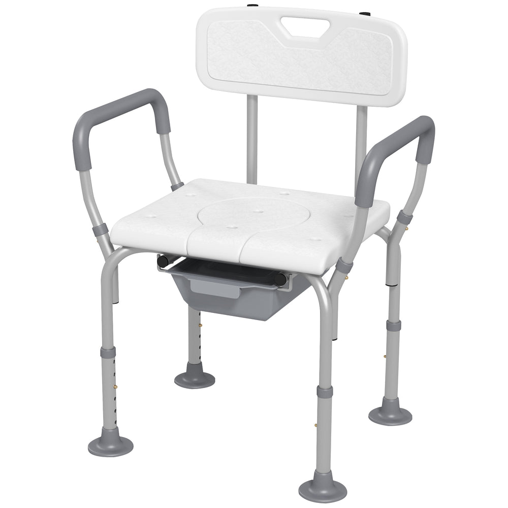 3 in 1 Shower Chair with Adjustable Backrest
