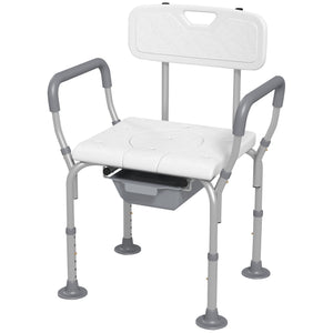 3 in 1 Shower Chair with Adjustable Backrest