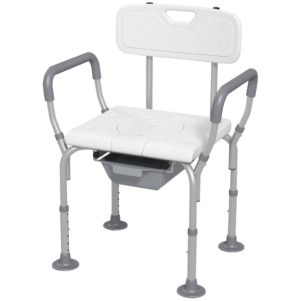 3 in 1 Shower Chair with Adjustable Backrest