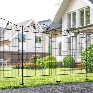 4-panel decorative garden fence