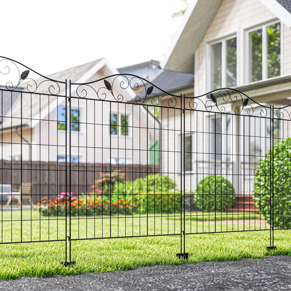 4-panel decorative garden fence