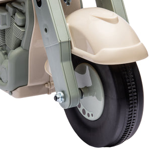 Push car with music and bubbles, cream white