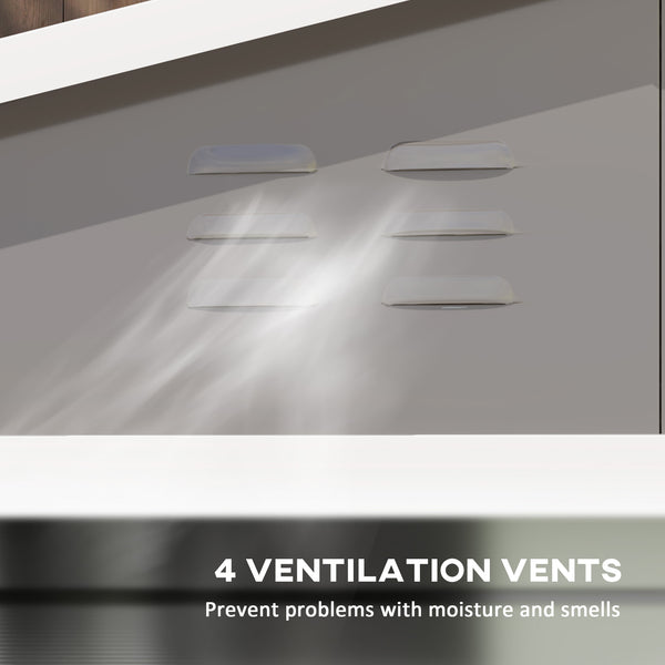 8' x 7' Upgraded Galvanized Metal Garden Shed with Locking Doors, Floor Frame, Light Gray