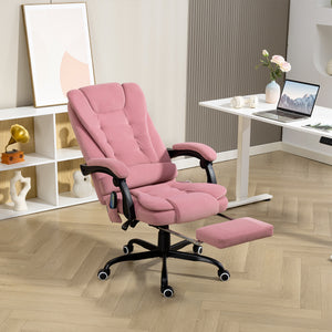 7-point vibrating massage chair, pink