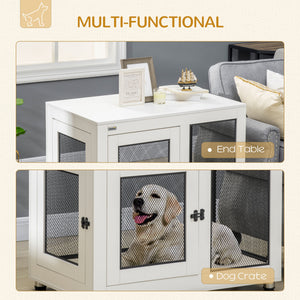 Cage with waterproof cushion, white