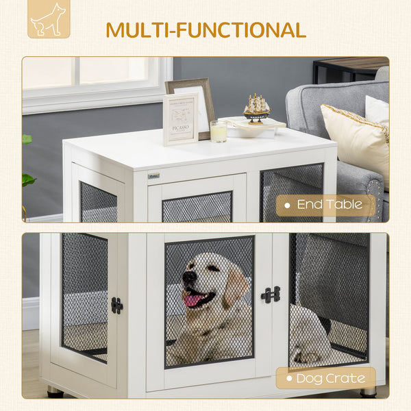 Cage with waterproof cushion, white