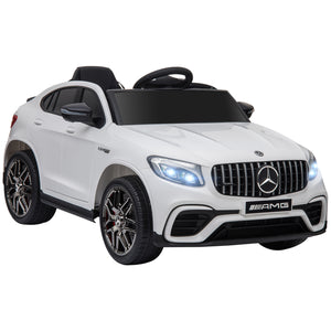 Mercedes Benz AMG GLC63S Coupe 12V with remote control, white