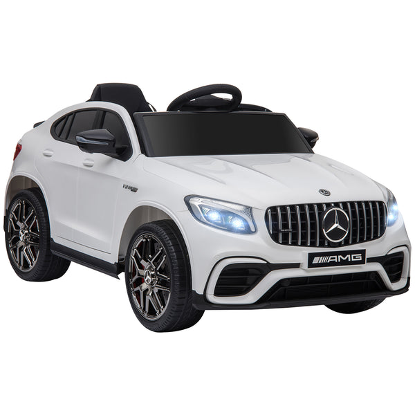Mercedes Benz AMG GLC63S Coupe 12V with remote control, white
