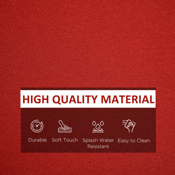 14-Piece Replacement Cushion Cover Set, Red