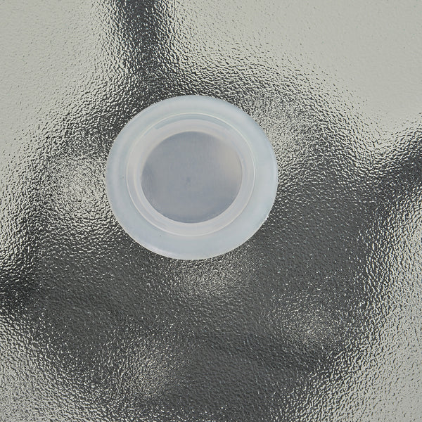 Round bistro table with tempered glass top