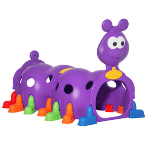 Lion Tunnel for children aged 3 to 6, purple