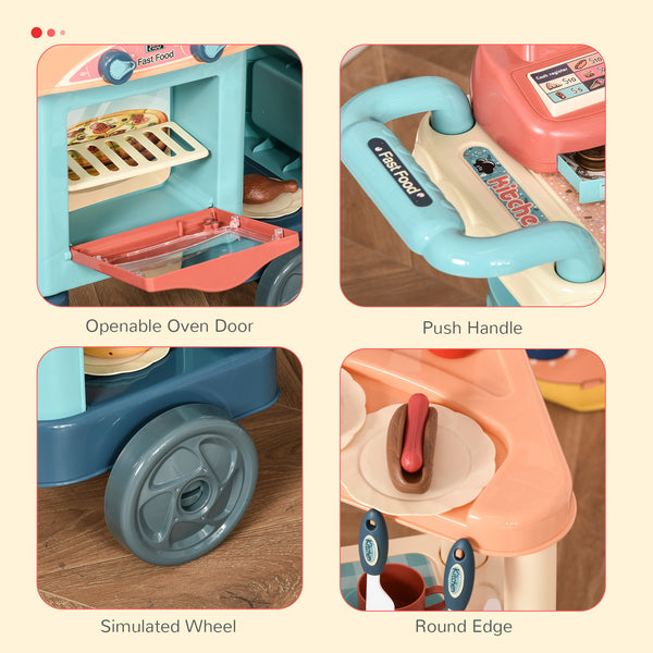 Fast food carts with 50 accessories