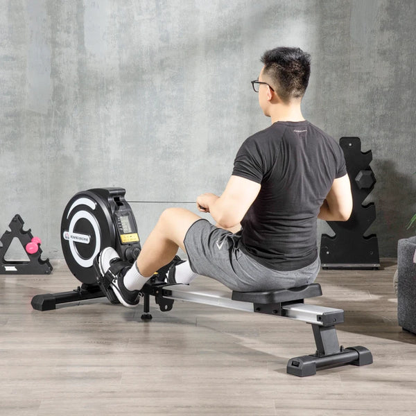 Adjustable Resistance Magnetic Rower with Digital LCD Display
