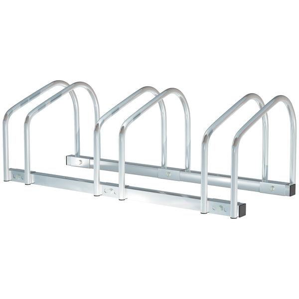 3-bike rack, silver