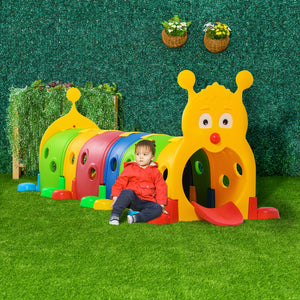 Caterpillar Tunnel for Kids Ages 3-6, Multi-Color