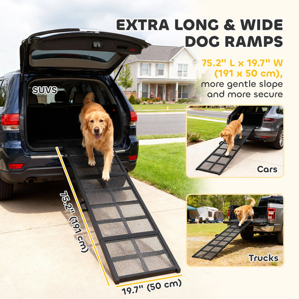 Foldable and portable car ramp